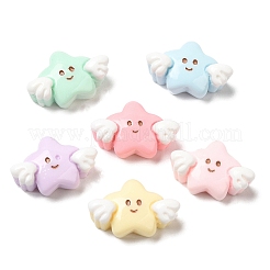 Cartoon-Cabochons aus undurchsichtigem Harz RESI-C039-01B