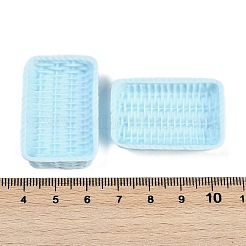 Rattankorb Harz Cabochons RESI-Q014-07E