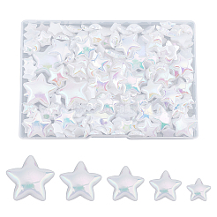 5 Stil undurchsichtige Acryl-Cabochons PACR-AR0001-04