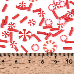 Weihnachtliche handgemachte Polymer Clay Cabochons CLAY-N013-03