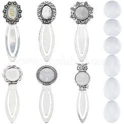 DIY-Set zum Basteln von leeren Kuppel-Lesezeichen DIY-SC0022-94