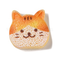 Undurchsichtige Decoden-Cabochons aus Kunstharzimitat für Lebensmittel RESI-S395-02B