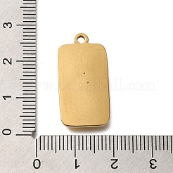 Ionenplattierung (IP) 304 Edelstahl Anhänger Strass-Einstellungen STAS-H225-05G
