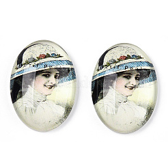 Glas cabochons GGLA-T004-01N