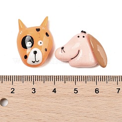 Süße Cabochons aus Harz mit Tiermotiv CRES-E003-06
