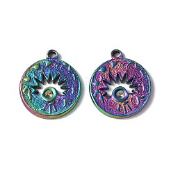 Ionenplattierung (IP) 304 Edelstahl Anhänger Strass-Einstellungen STAS-G278-23MC