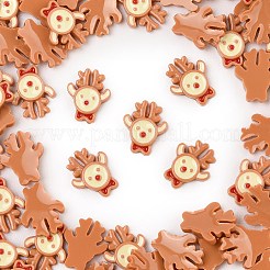 Leuchtende Harz-Cabochons mit Weihnachtsmotiv RESI-U003-02K