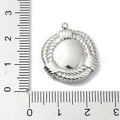 Cabochon-Fassungen für Anhänger aus Edelstahl 304 STAS-L022-339P-04