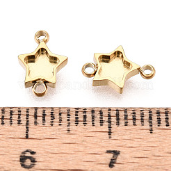 Cabochon-Fassungen für Verbindungsstücke aus Edelstahl 304 STAS-N115-29G