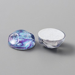 Durchscheinende Harz-Cabochons AJEW-TAC0003-07D