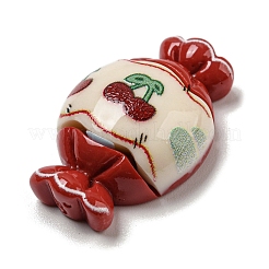 Weihnachts-Thene undurchsichtige Harz Decoden Cabochons RESI-B022-01F