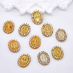 30 stücke 3 stil legierung strass cabochons MRMJ-HY0001-07