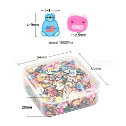 24g handgemachte Nagelkunstdekoration aus Fimo CLAY-YW0001-17B