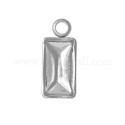 Cabochon-Fassungen für Anhänger aus Edelstahl 304 PW-WG002AB-05
