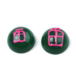 Undurchsichtige Harz-Email-Cabochons CRES-N031-020