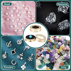 Lose Diamantboxen aus Legierung CON-WH0104-11C-G