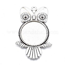 Fassungen mit Verbinder tibetischen Stil für Cabochon & Strass TIBEP-TD001-038AS-RS