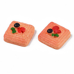 Undurchsichtige Cabochons aus Epoxidharz CRES-S358-69
