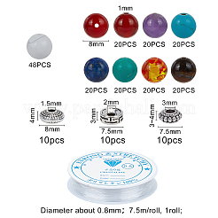 DIY-Kits zur Herstellung von Yoga-Chakra-Armbändern DIY-SC0012-64