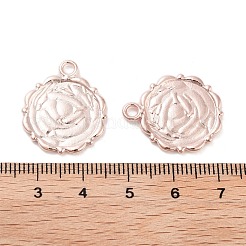 Aluminium-Anhänger Fassungen für Cabochons PALLOY-A18941-RG-LF
