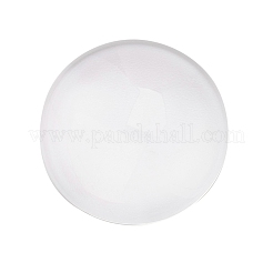 200 Stück transparente Glascabochons GGLA-YW0001-04