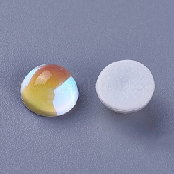 Glascabochons k9 mit flacher rückseite X-RGLA-F062-D