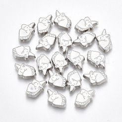 Legierung Schmelz Cabochons PALLOY-T054-09