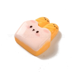 Undurchsichtige Decoden-Cabochons aus Kunstharzimitat für Lebensmittel CRES-A058-01D