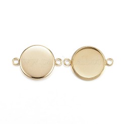 Ionenplattierung (IP) 304 Edelstahl Cabochon-Anschlussfassungen STAS-G170-26G-12mm