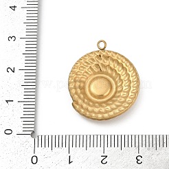 Cabochon-Fassungen für Anhänger aus Edelstahl 304 STAS-P383-10G