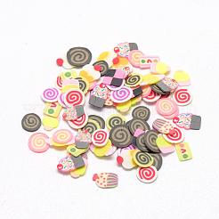 Handgemachter Ton-Cabochon CLAY-Q242-08B