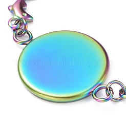 Herstellung von Armbändern aus Edelstahl 304 in Regenbogenfarben STAS-L248-003M