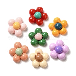 Undurchsichtige Decoden-Cabochons aus Harz RESI-B023-07