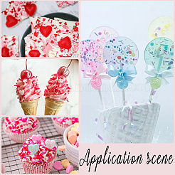 Valentinstag Lippe handgemachte Polymer Clay Cabochons CLAY-SC0001-97B