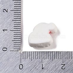 Undurchsichtige Harz-Cabochons mit Weihnachtsmotiv RESI-H162-06I