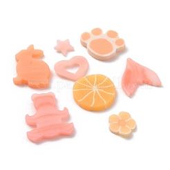 Leuchtende handgefertigte Fimo-Cabochons CLAY-E003-01A