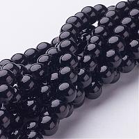 Естественно Mashan нефрита круглые бусины нити&nbsp;G-D263-8mm-XS32