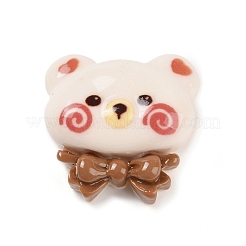 Bärenbrot undurchsichtige Harz Decoden Cabochons CRES-Q220-05A