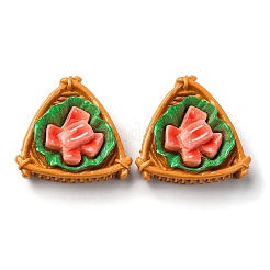 Frittierte Chips Donut Motiv opakes Harz Imitat Essen Decoden Cabochons RESI-S392-02D