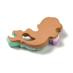 Süße undurchsichtige Harz-Cabochons RESI-L040-01A