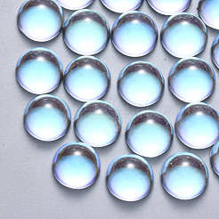 Transparente Glas Cabochons X-GLAA-S190-013A-B01