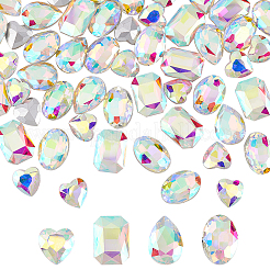 64 Stück Glas-Strass-Cabochons im 4-Stil RGLA-FG0001-11A