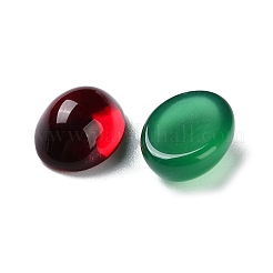Transparente Glas Cabochons GLAA-B015-11