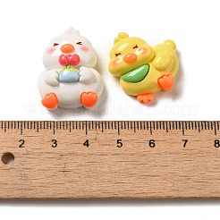 Undurchsichtige Decoden-Cabochons aus Harz RESI-K037-04