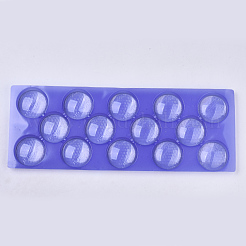 Transparente Glas Cabochons GGLA-R026-45mm-B