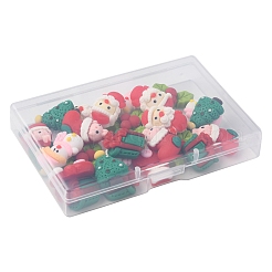 28 stücke 7 arten weihnachtsthema opake harz cabochons CRES-FS0001-08