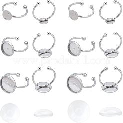 DIY-Sets zur Herstellung von Fingerringen aus Edelstahl DIY-UN0002-29P