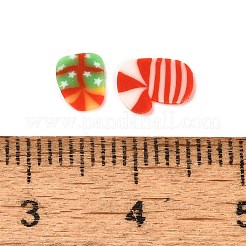 Weihnachten Thema handgemachte Fimo Cabochons CLAY-Q004-21A