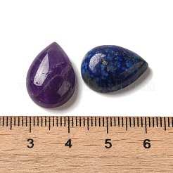 12 Stück 3 Arten Naturstein-Cabochons G-DC0001-15