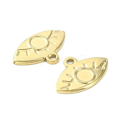 Cabochon-Fassungen für Anhänger aus Edelstahl 304 STAS-L269-021G